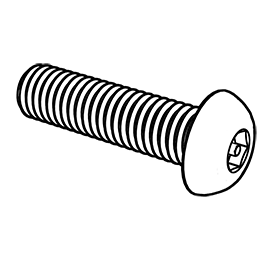 ISO7380帶柱內(nèi)六角帶柱平圓頭機螺釘
