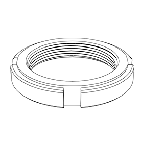 DIN1804鉤形扳手用開(kāi)槽圓螺母