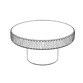 DIN466滾花臺(tái)階螺母